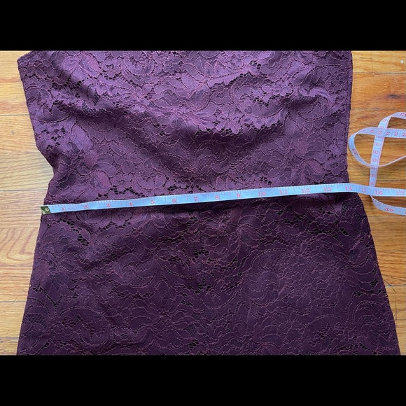 Garage burgundy lace sleeveless romper medium - Picture 4 of 9
